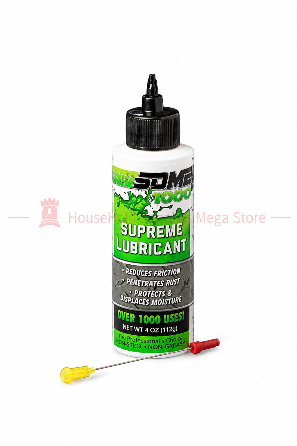 GetSome 1000 Supreme Lubricant Needle Bottle Displace Moisture Garage Doors 4oz