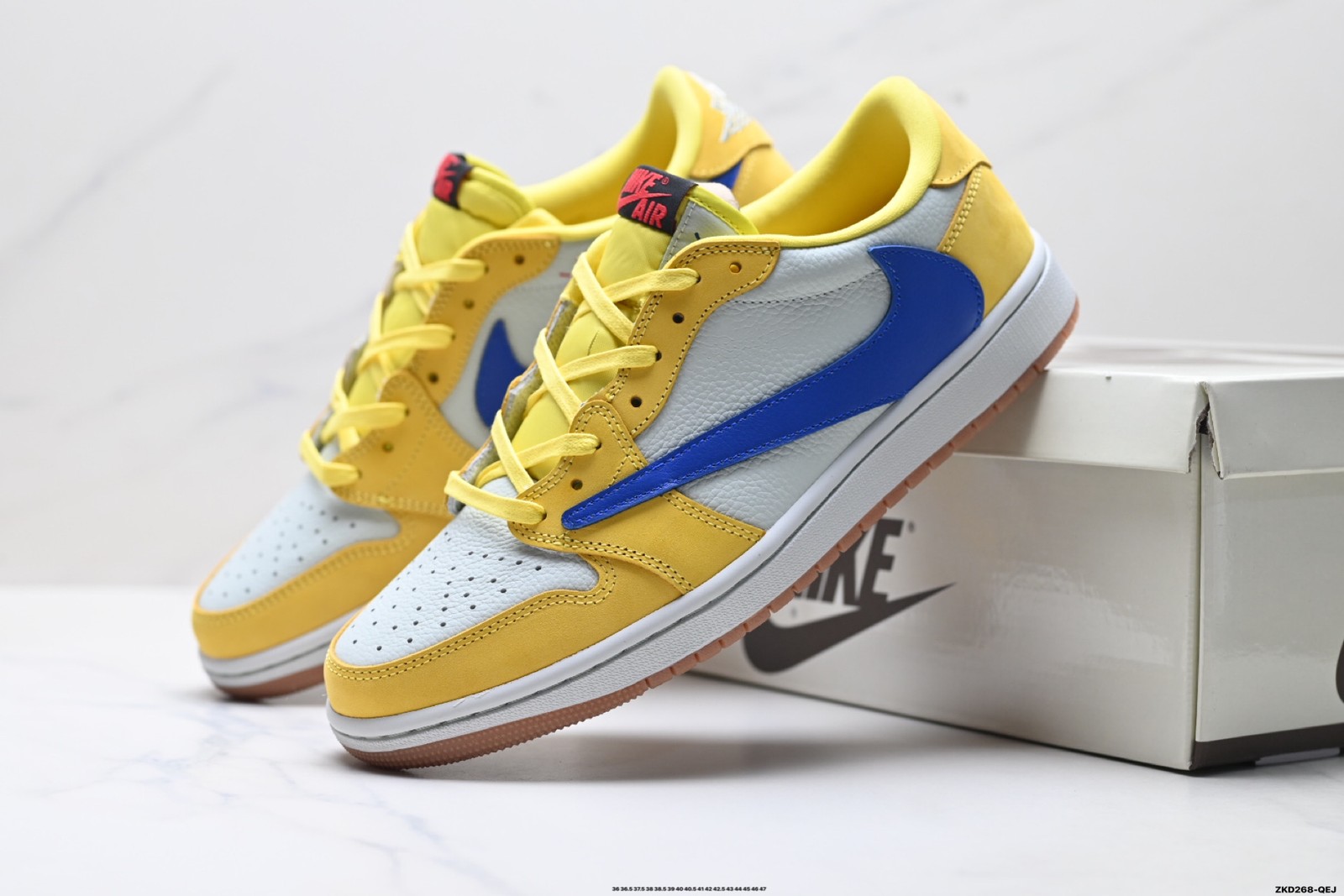 New AJ 1 Retro Low OG Travis Scott Canary DZ4137-700 N2