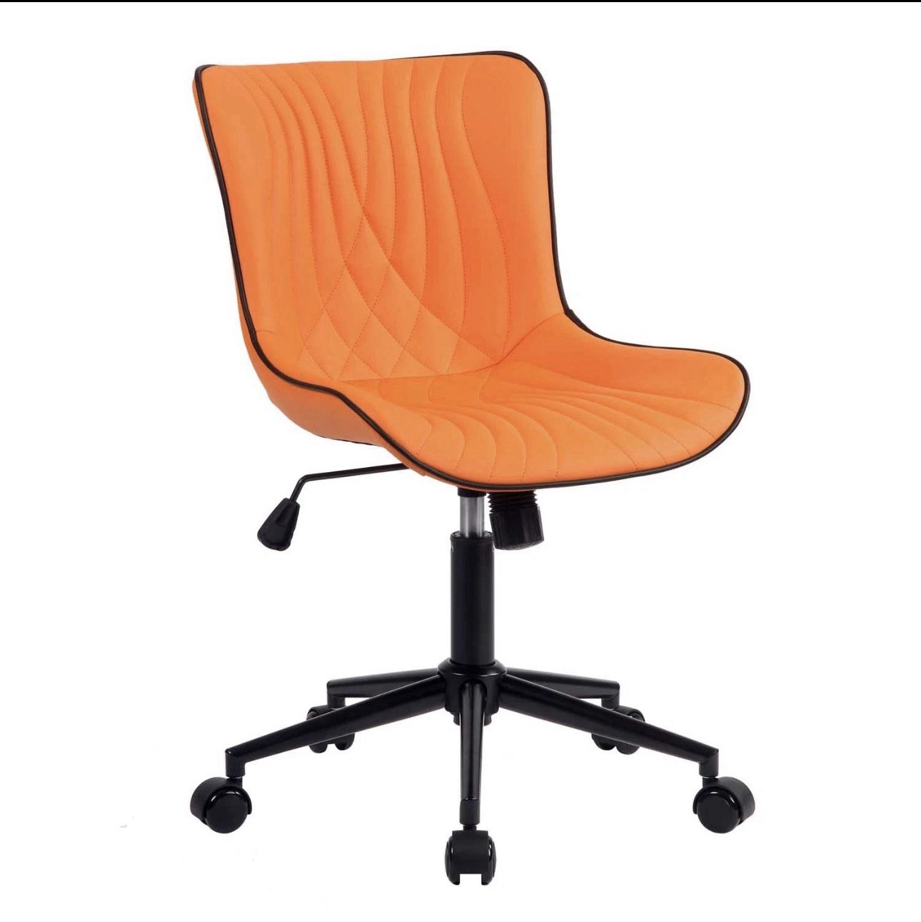 YOUNIKE OFFICE CHAIR ADJUSTABLE SWIVEL DESK CHAIR - ORANGE NEW