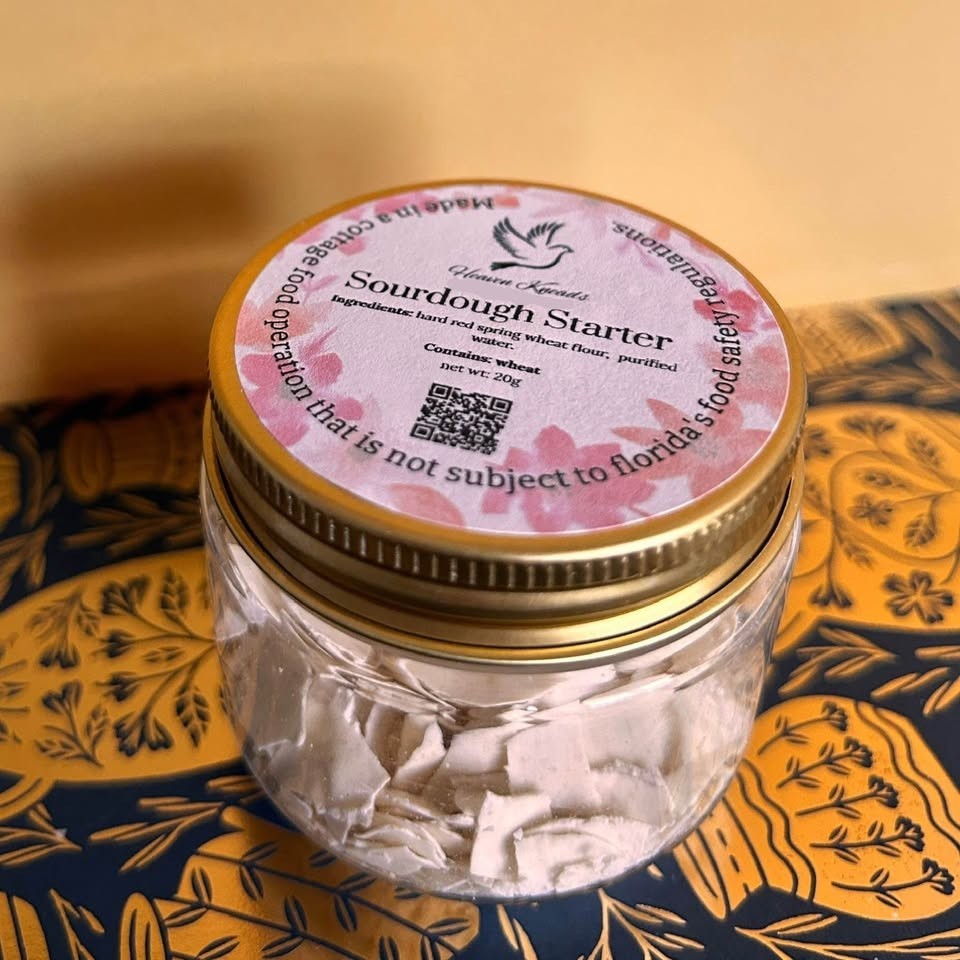 200+ Years Old | Originated in France | Dehydrated Sourdough Starter | (20g)