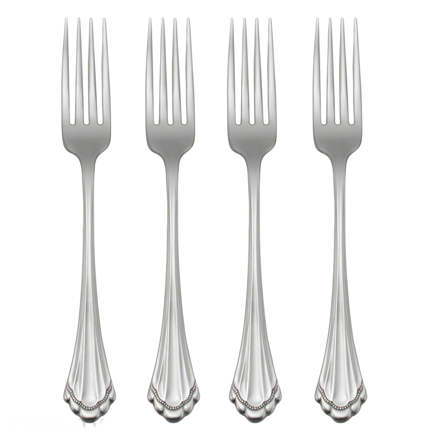 Oneida Marquette Fine 18/8 Dinner Fork, Set of 4, Rust Resistance, Silver