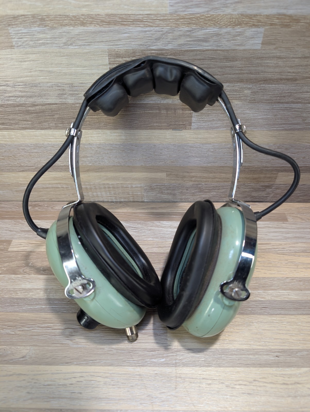 David Clark H10-60 Aviation Headset  Plugs As Is No Mic Or Cord Untested