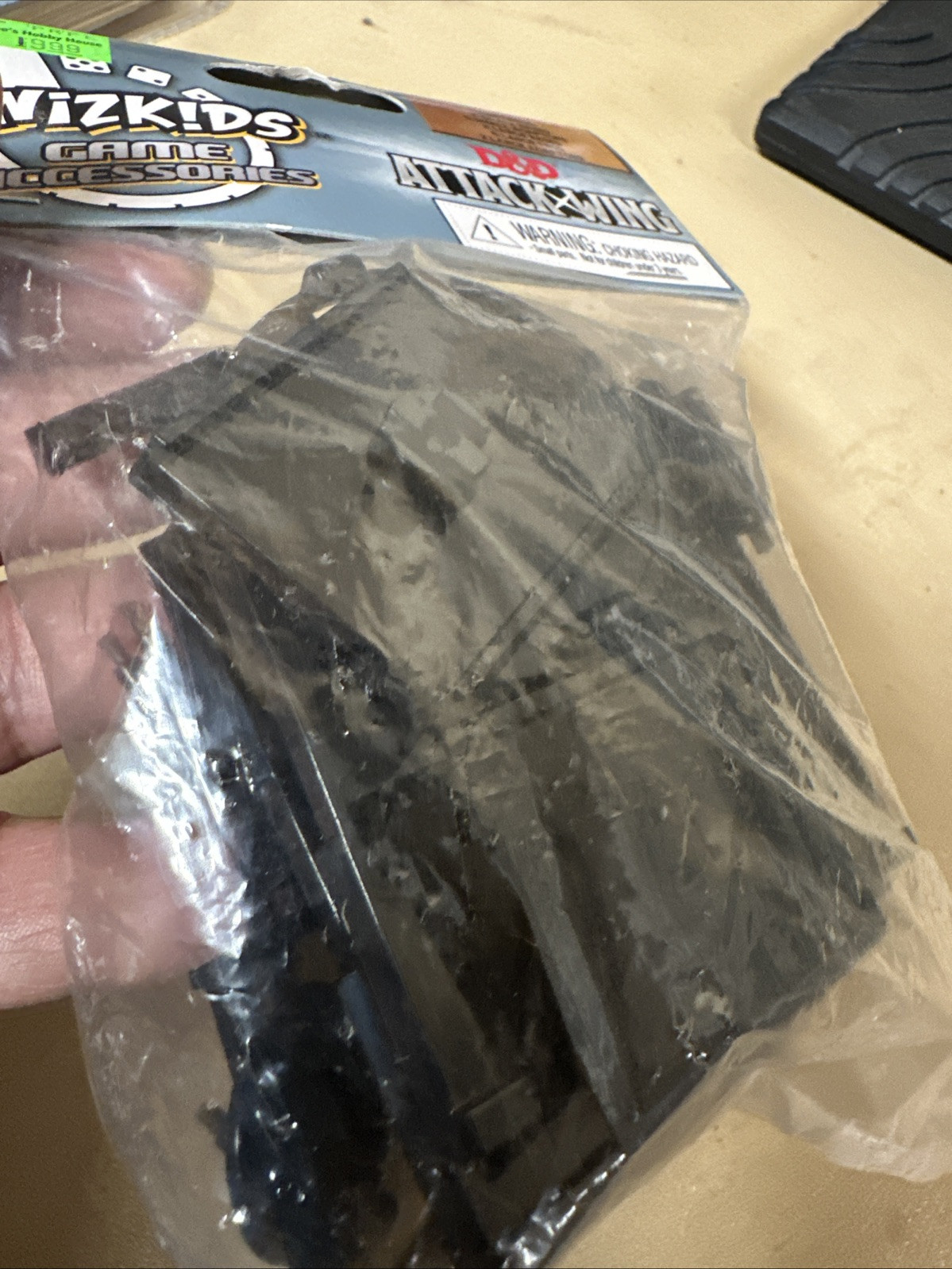 WizKids D&D Attack Wing Attack Wing - Base & Peg Set, Black Flight Stands