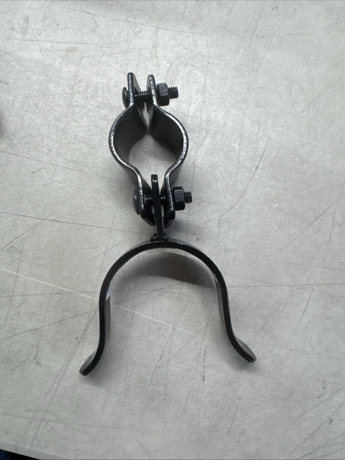 10x Black Gate Fork Latch Lockable Chain Link Gate Latch 1 3/8-2 3/8 1005653977