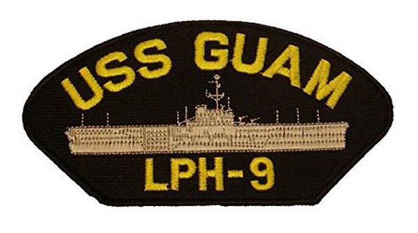 USS GUAM LPH-9 PATCH IWO JIMA CLASS AMPHIBIOUS ASSAULT GEMINI 11
