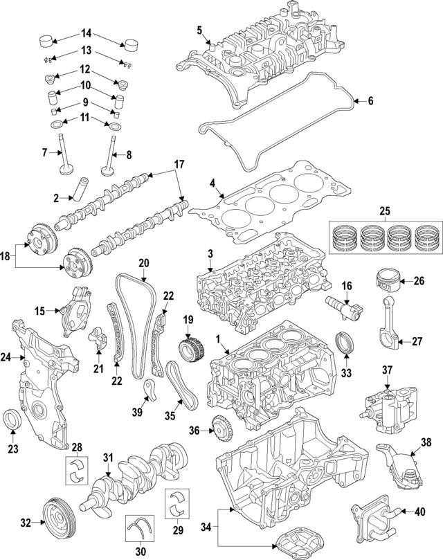 Genuine Nissan Engine Valve Spring 13203-5RB1A