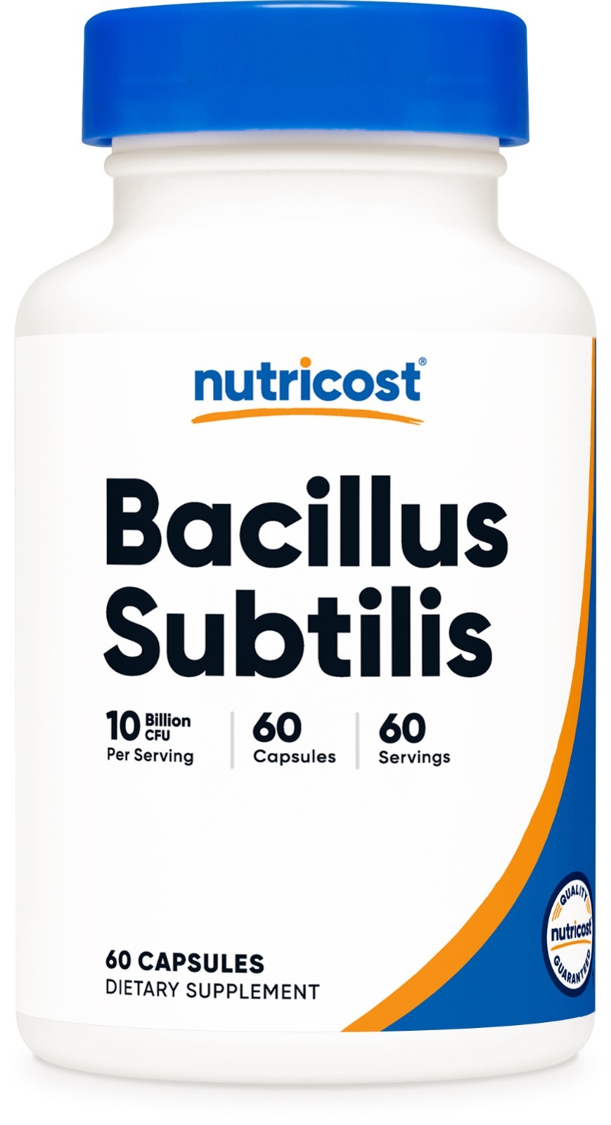 Nutricost Bacillus Subtilis (10 Billion CFU) 60 Capsules - Vegan, Gluten-Free