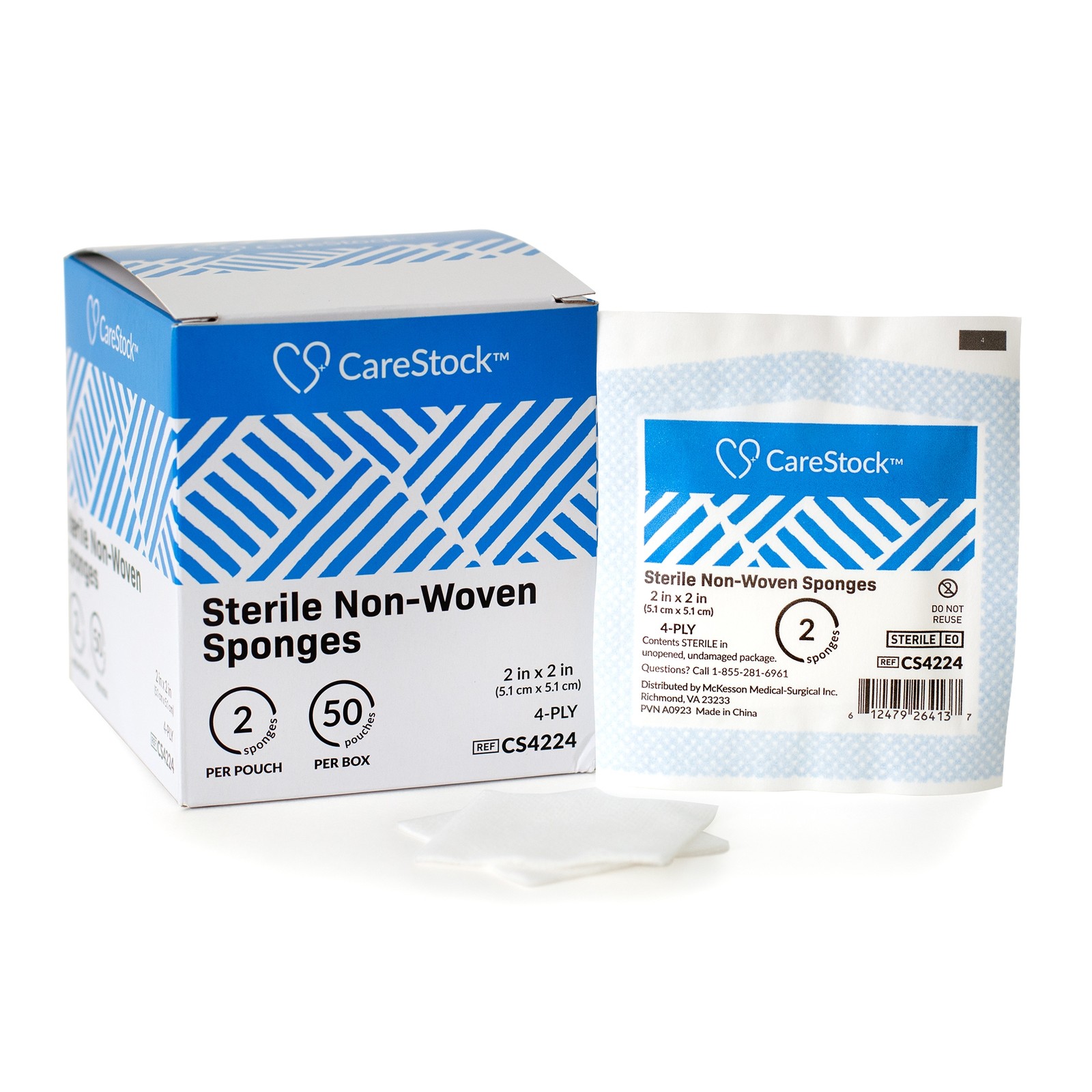 CareStock 4-Ply Gauze Sponge Sterile 2 x 2" 1500 Box(es) 2  per Box