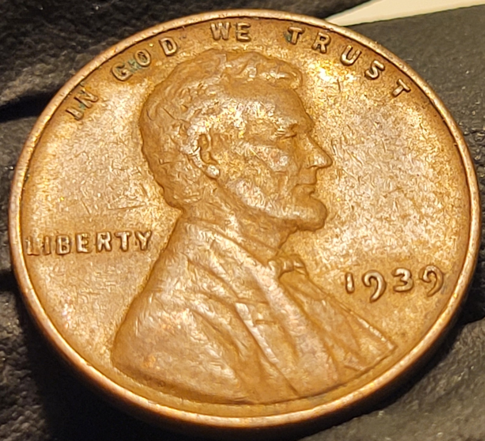 1939 P Lincoln Wheat Penny Cent! Nice Condition!