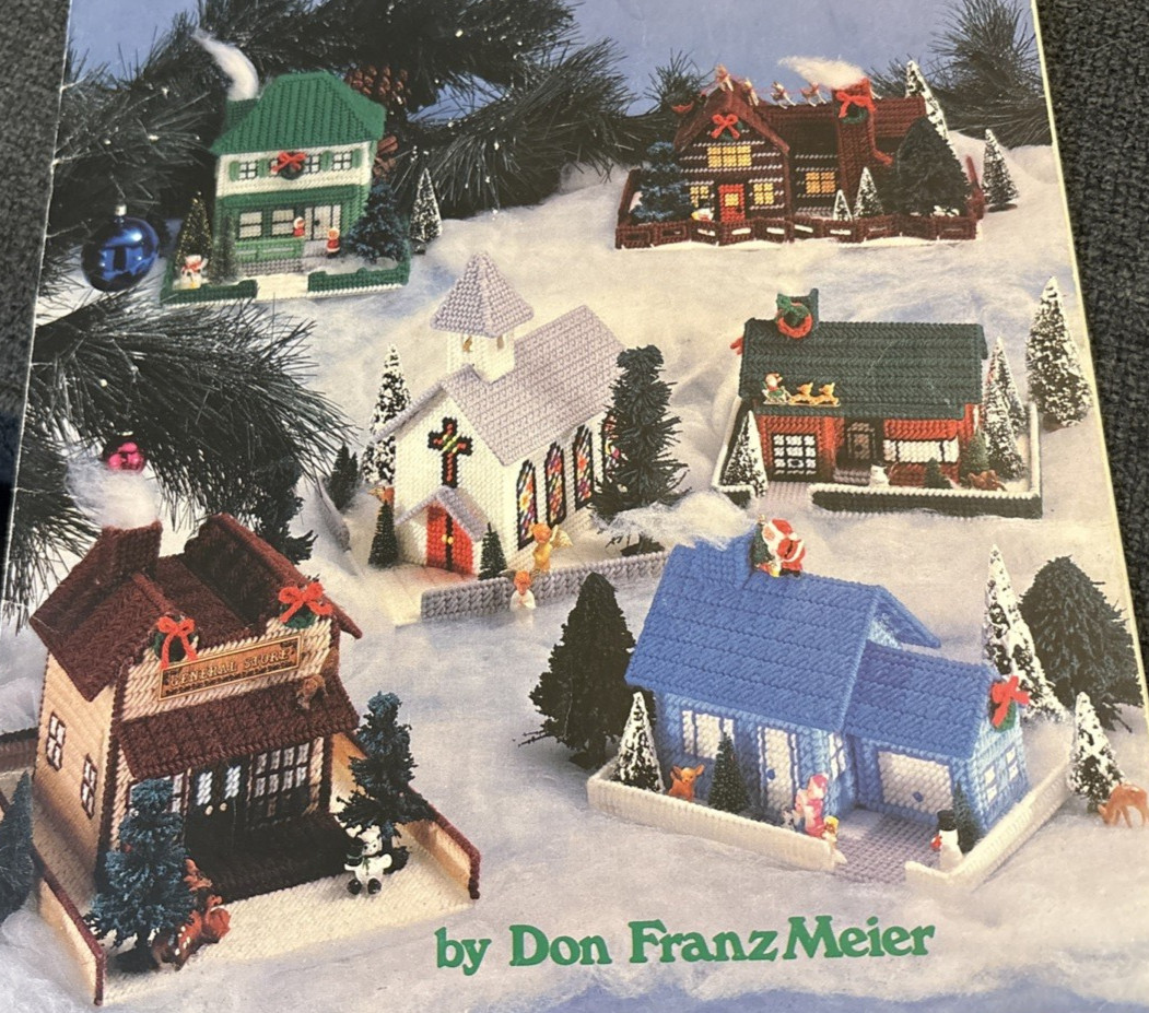 American School of Needlework CHRISTMAS Vol. 3 The Christmas Village Bklt S-25