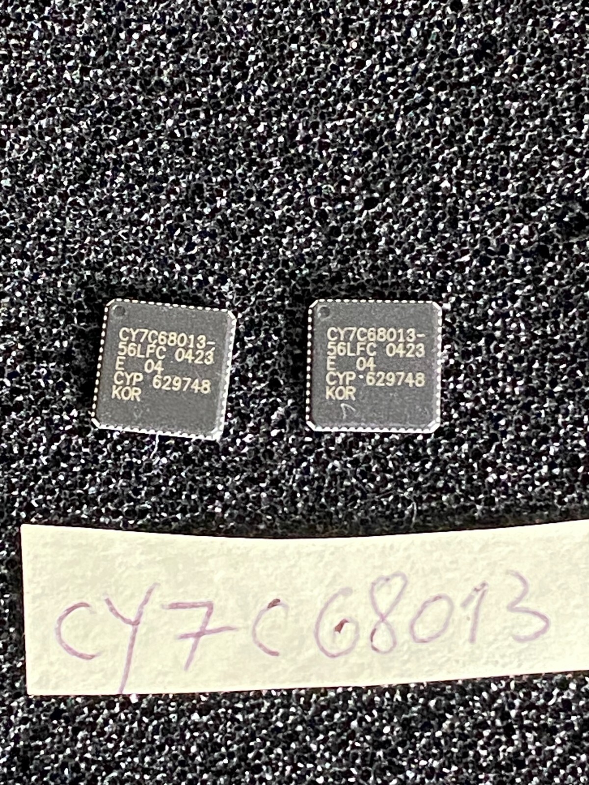2 PCS NEW CY7C68013-56LPC EZ-USB FX2LP USB Microcontroller Chip