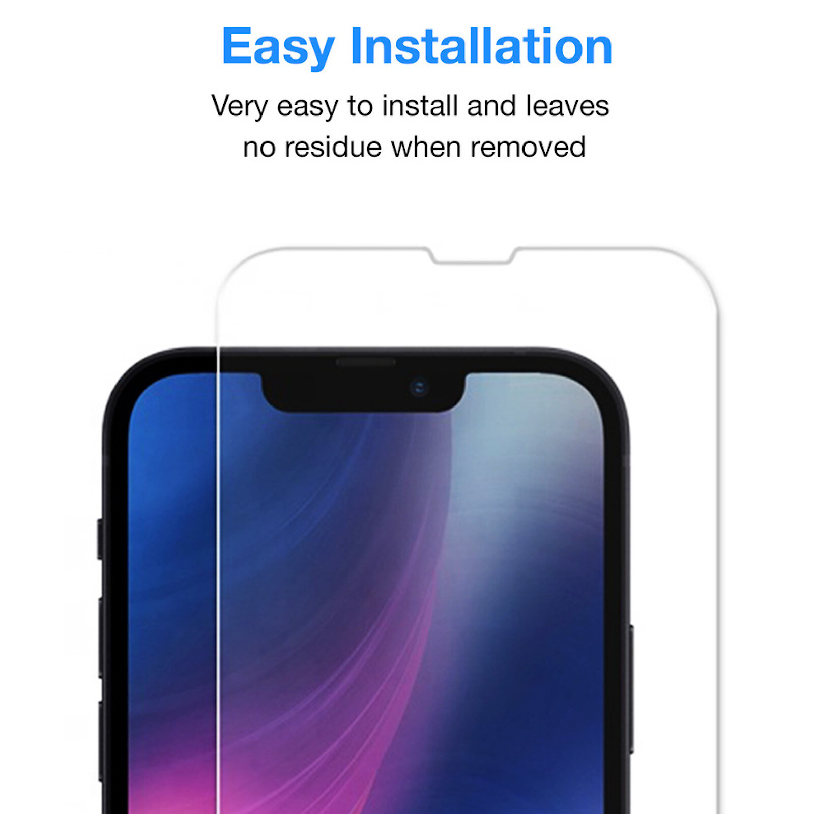 For Apple iPhone 14 PLUS Clear Case Cover and Tempered Glass Screen Protector
