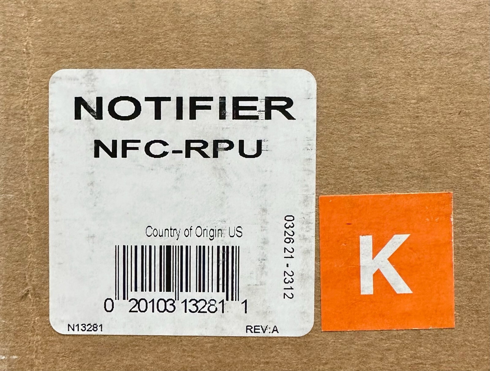 NFC-RPU Notifier