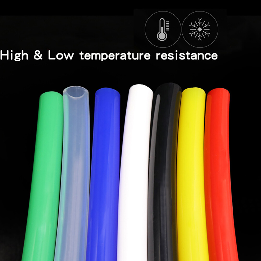 Silicone Tube 1mm-25mm ID Multiple Colors Food Safe Vacuum Hose Pipe Soft Tube