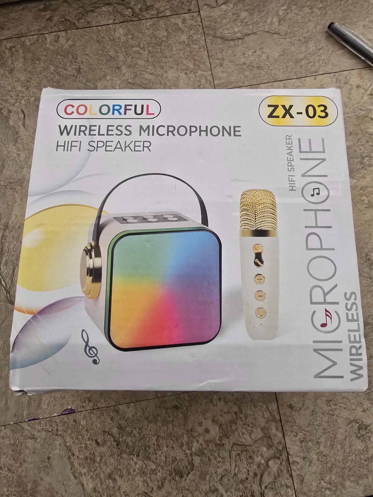 ZX-03 Wireless Microphone Karaoke, High Power Speak..
