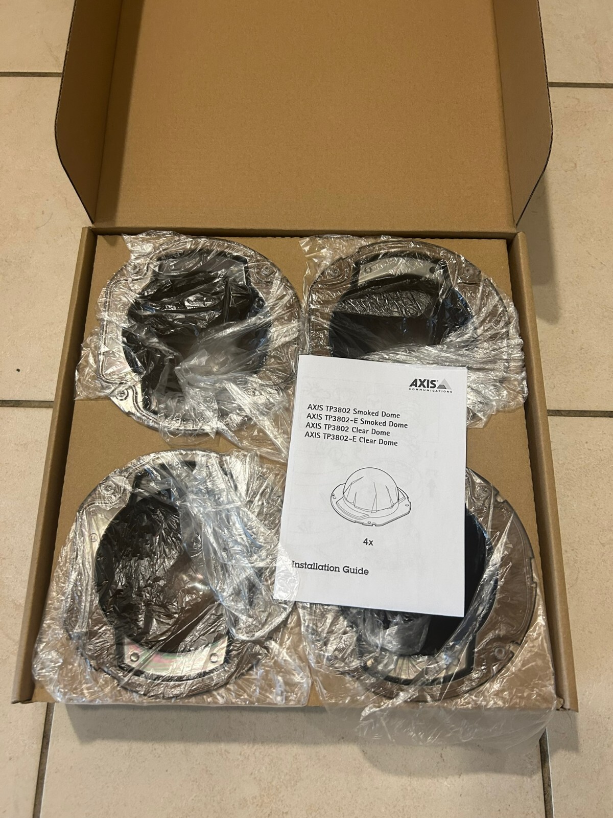 Axis TP3802 Smoked Dome (4-Pack)