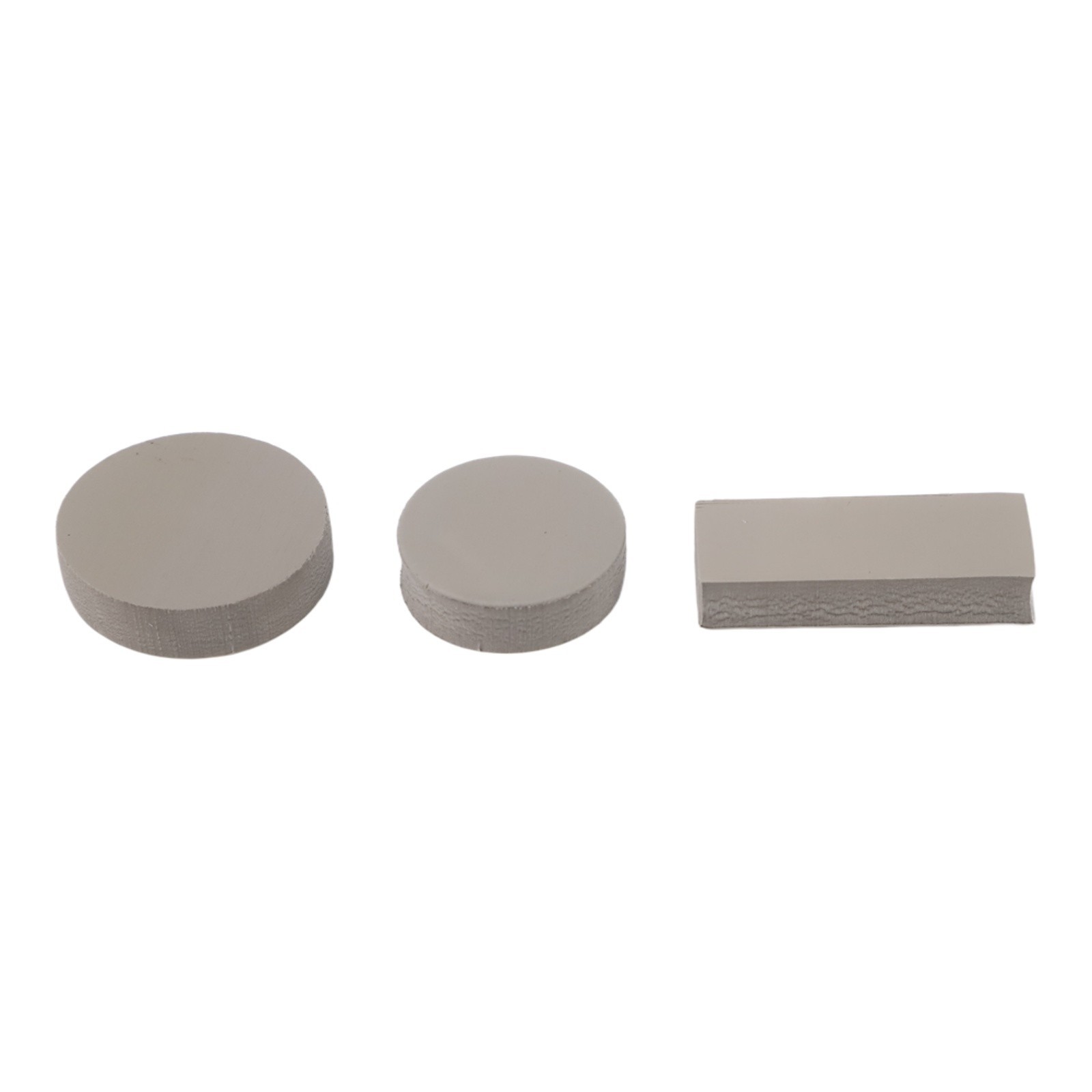 Photosensitive Stamp Pads 18pcs 7mm Thick Square Round and Rectangular Sizes