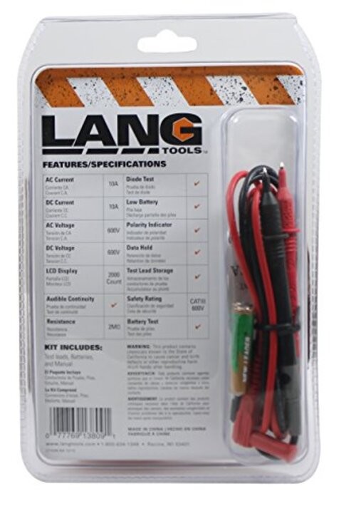 CAT III Digital Multimeter 13809 - Black