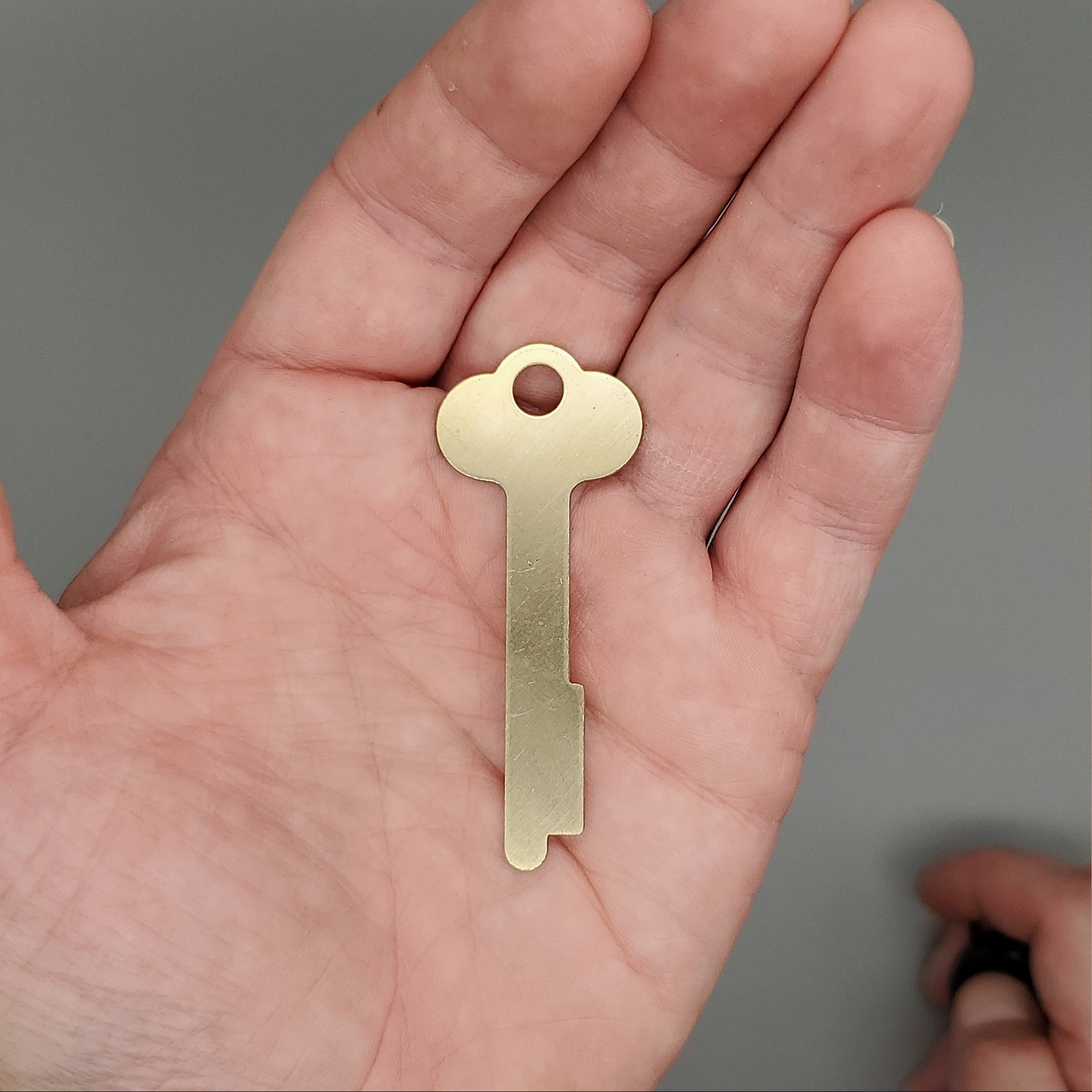 5x Ilco 1028C Key Blanks Safe Deposit Box .050"T x .375"W Nickel Silver NOS