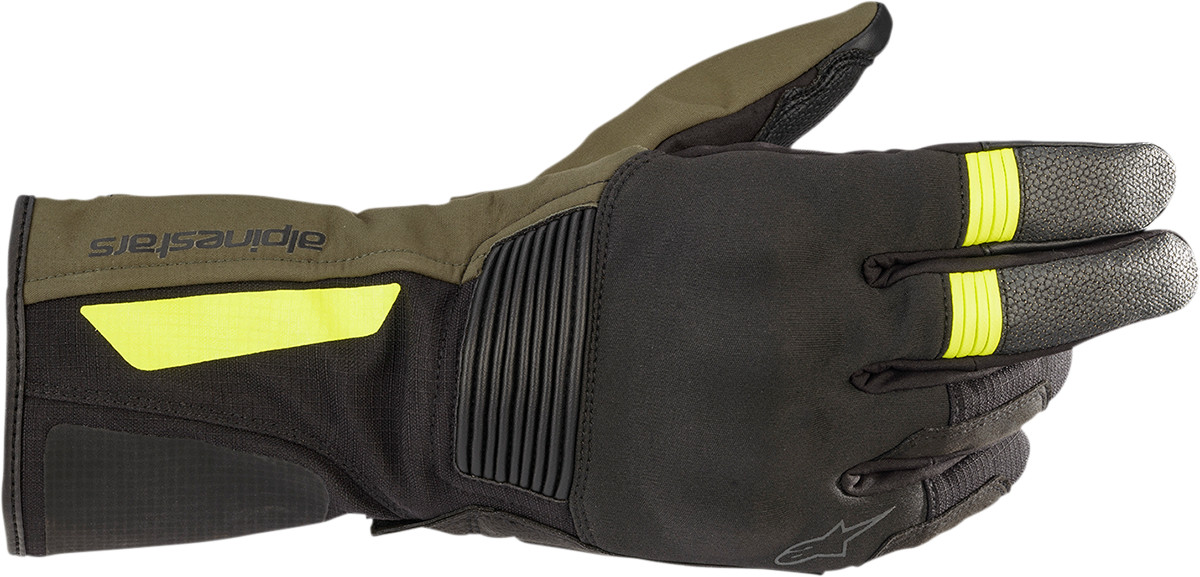 Alpinestars Denali Aerogel Drystar Gloves 2XL Black/Green/Yellow 3526922-1685-2X