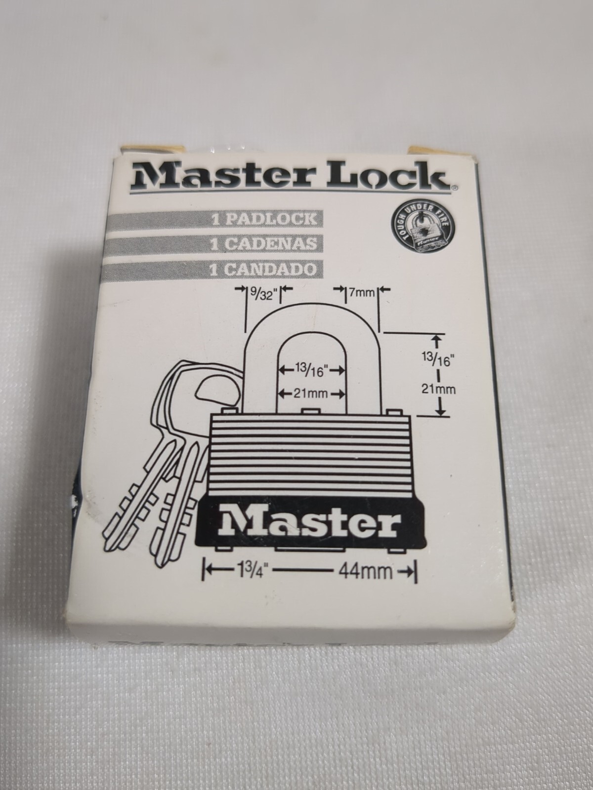 Master Lock 500KA Padlock w/Key And Box