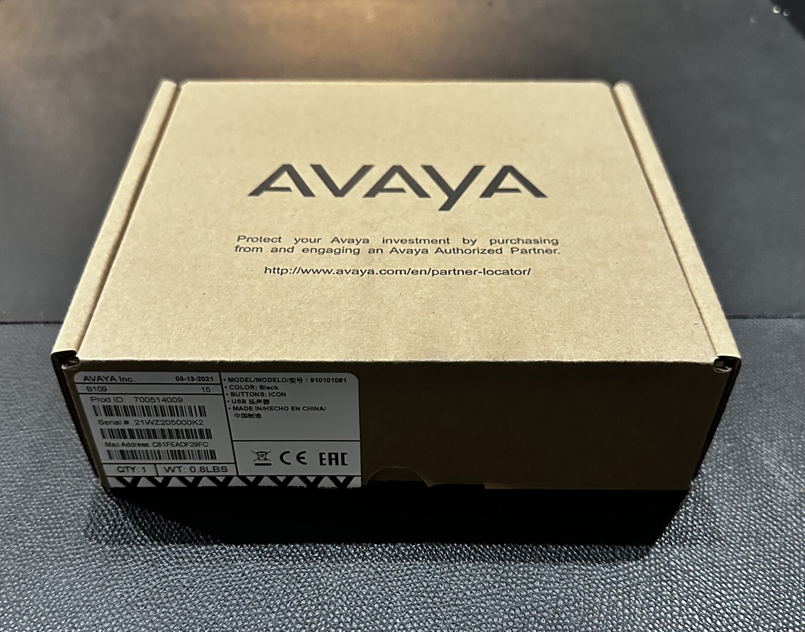 LOT OF 10 AVAYA B109 700514009 BlUETOOTH USB PORTABLE CONFERENCE SPEAKER