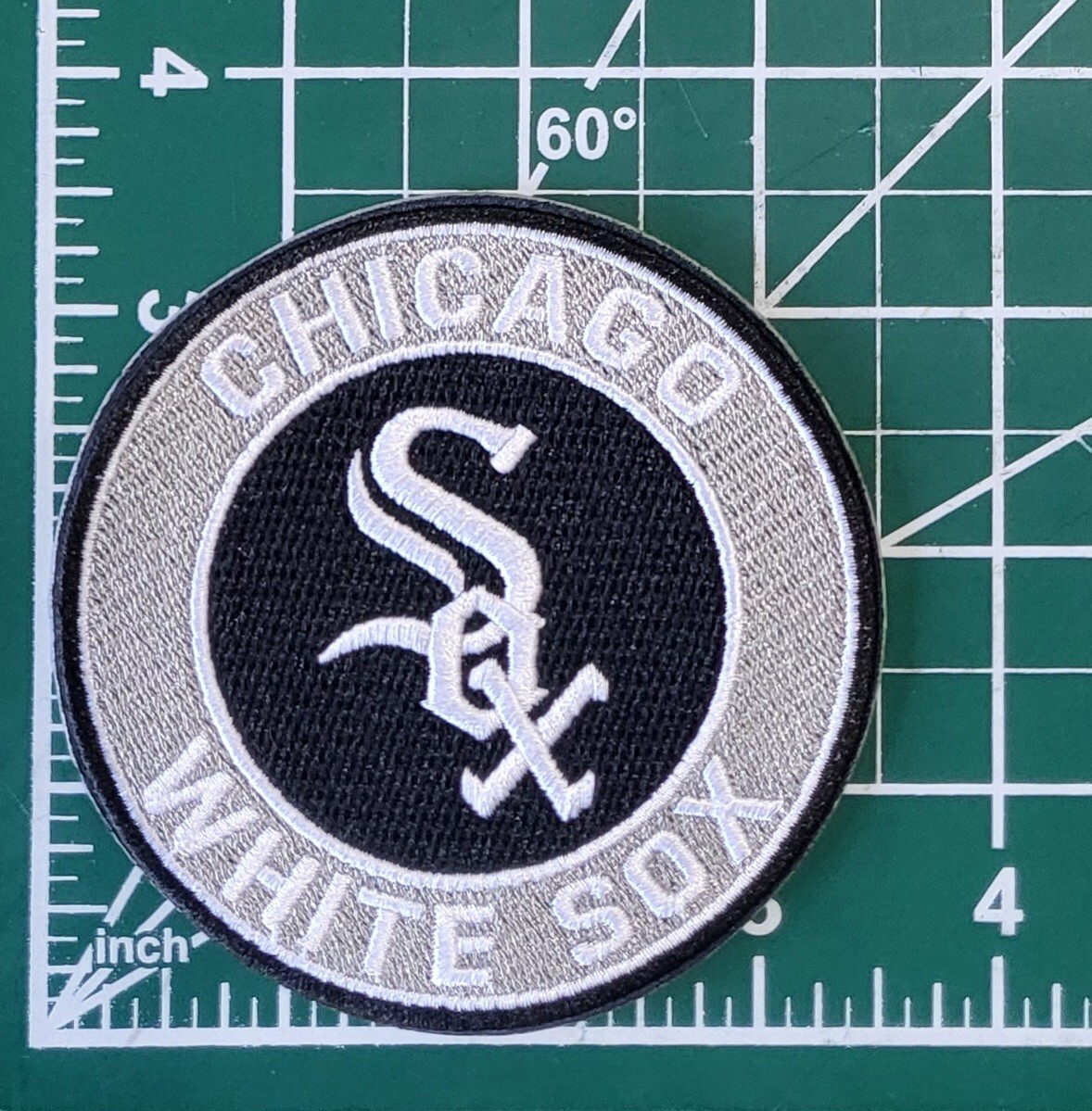 Chicago White Sox 3.5" Iron On/Sew On Embroidered Patch ~ Free Tracking!