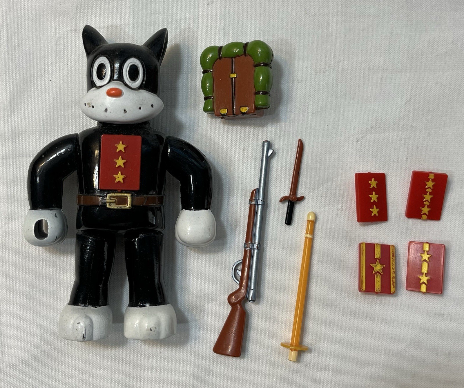 Vintage Norakuro Black Camper Dog GA-72 Popy Meisaku Chogokin