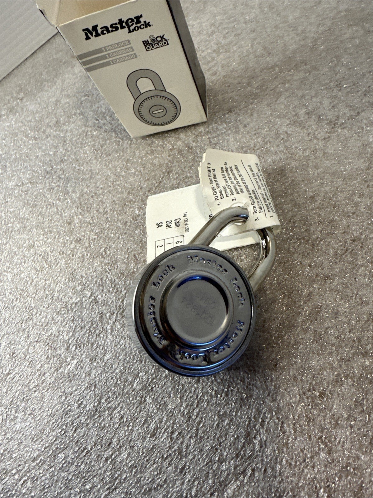 Masterlock Locker Lock Combo 1572 padlock letter lock
