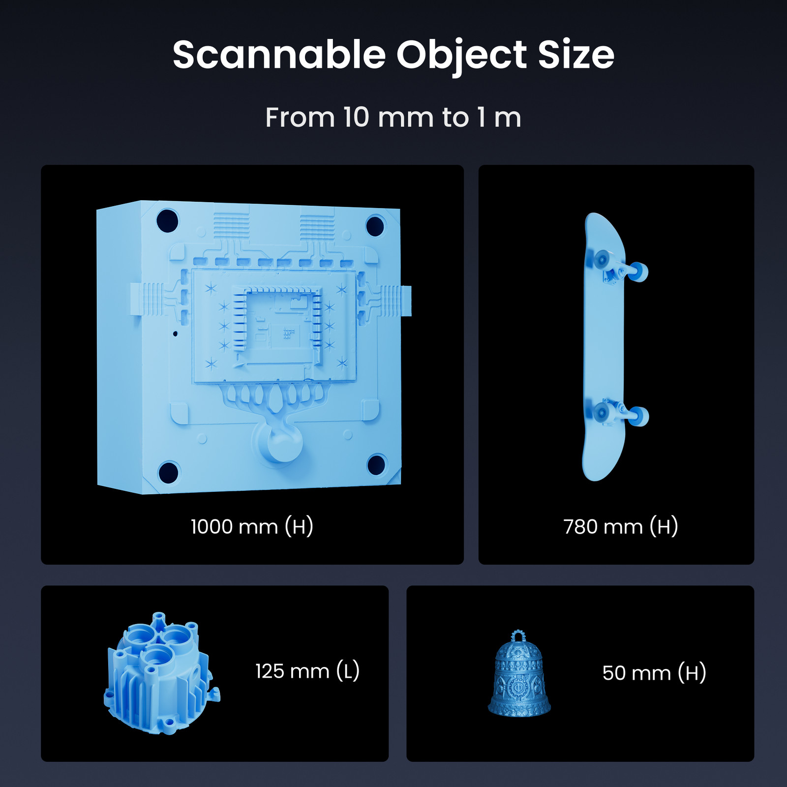 Revopoint MetroY PRO 3D Laser Scanner For 3D Print 34Line Wireless Handheld Scan