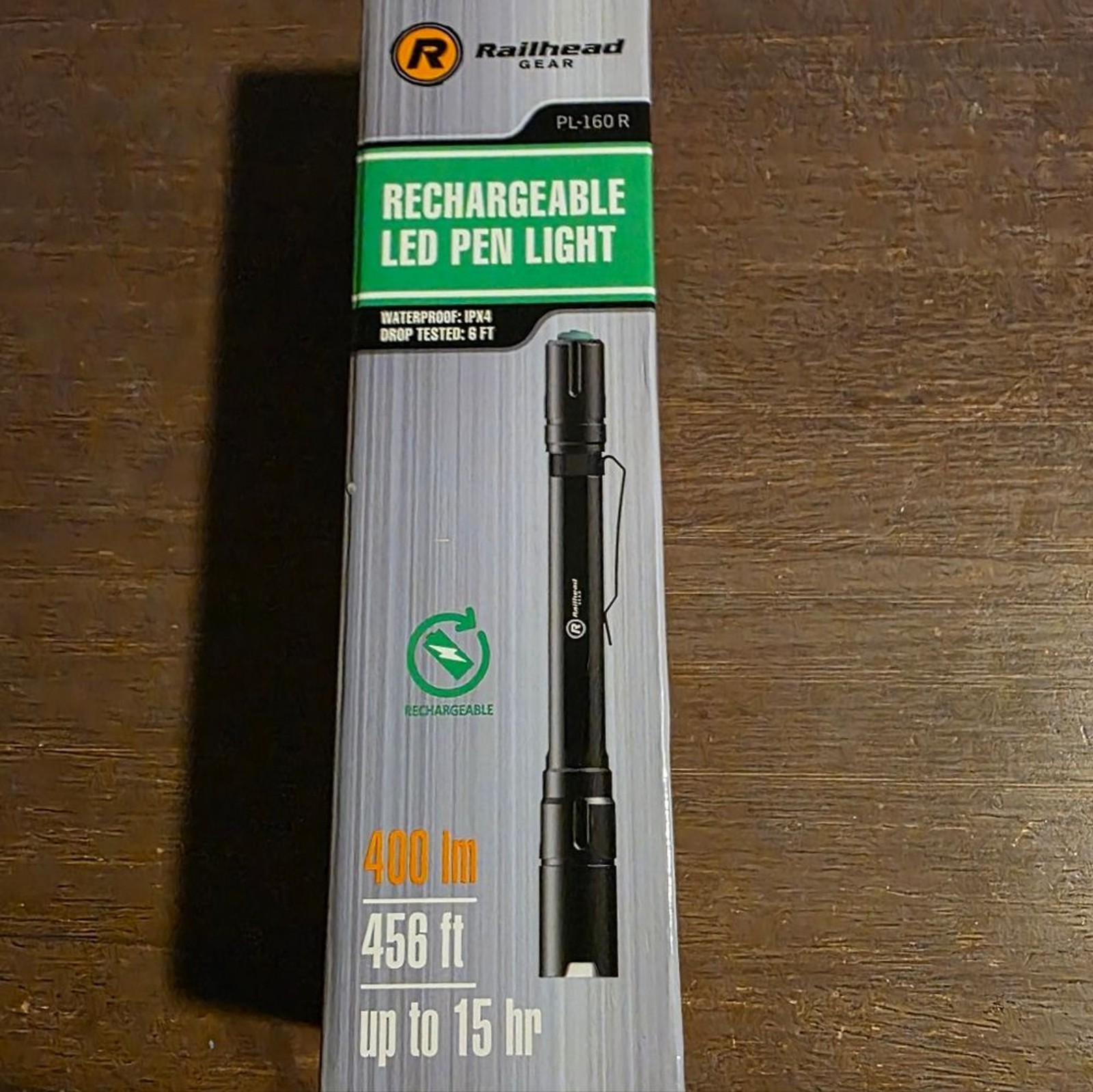 Railhead Gear PL-160R Rechargeable LED Pen Light