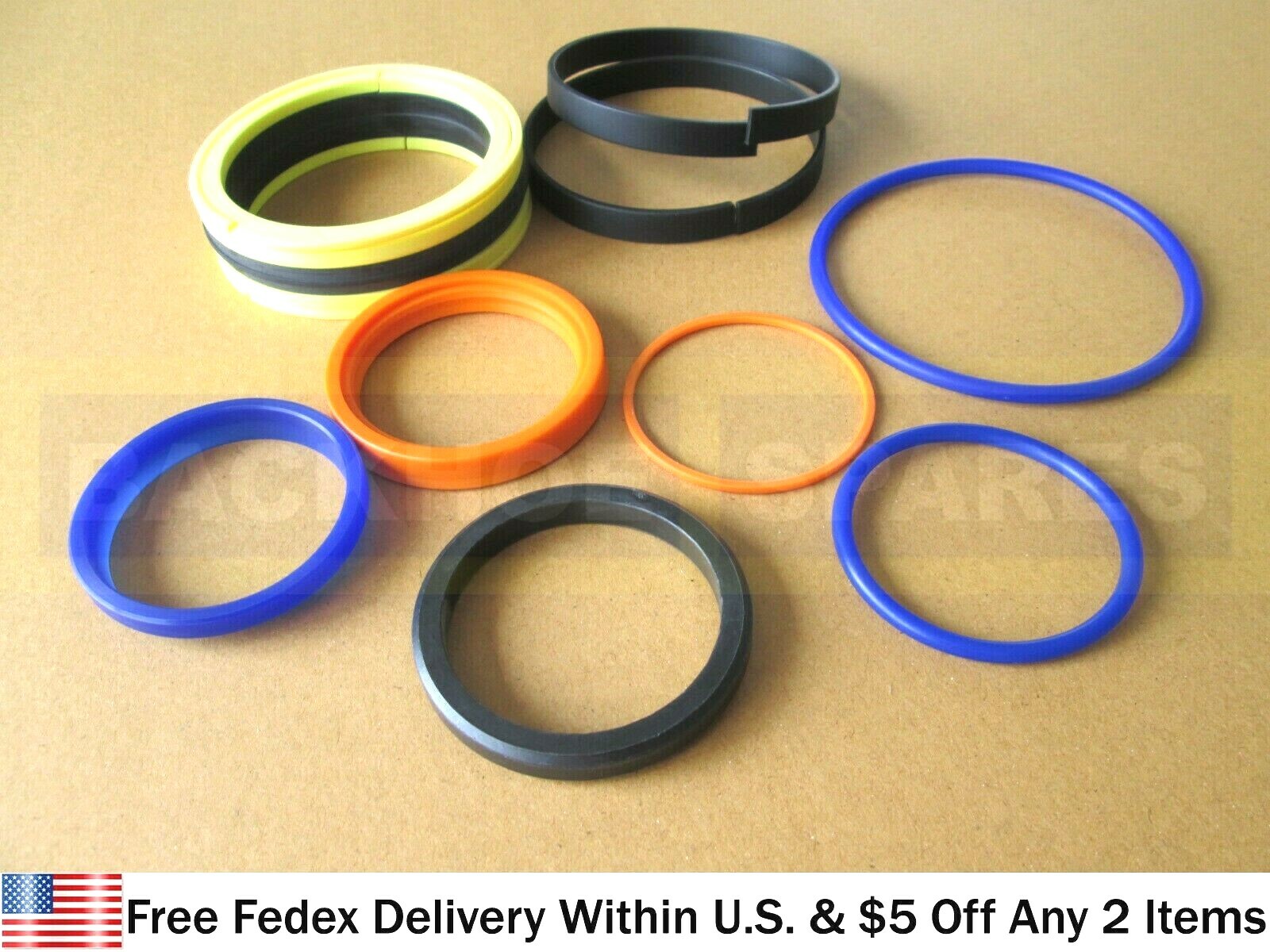 JCB PARTS - HYDRAULIC CYL SEAL KIT 65MM ROD X 110MM CYL (PART. 991/00136)