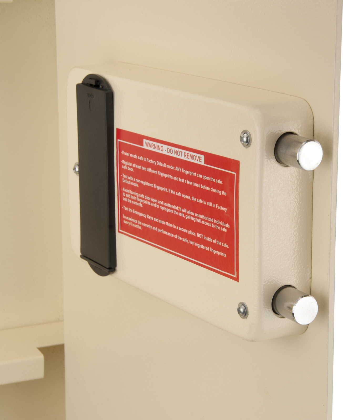 Barska Biometric Wall Hidden Safe Fingerprint Lock Security Box, AX12408