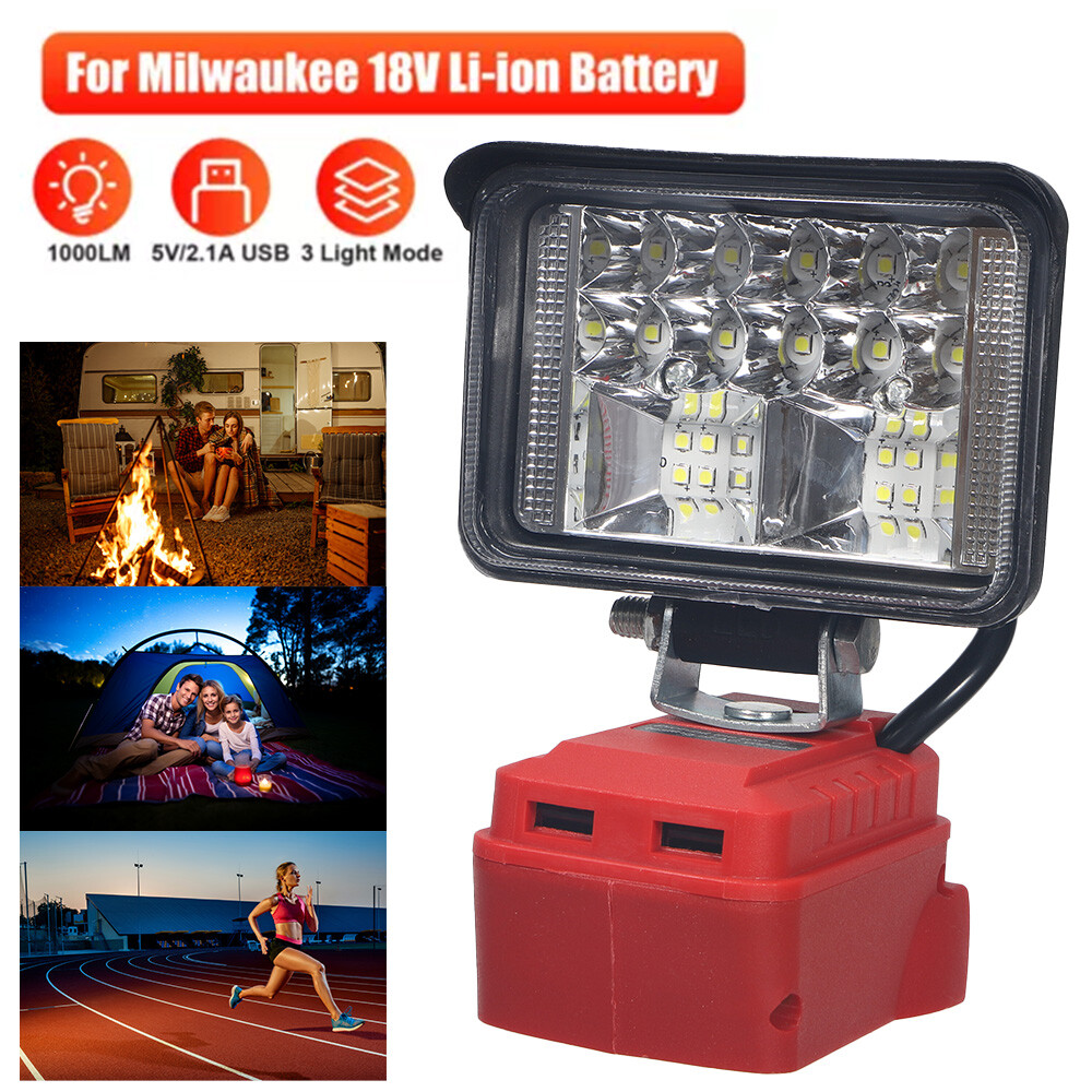 Cordless Led Work Light For Milwaukee M18 lithium battery  for Workshop,Camping