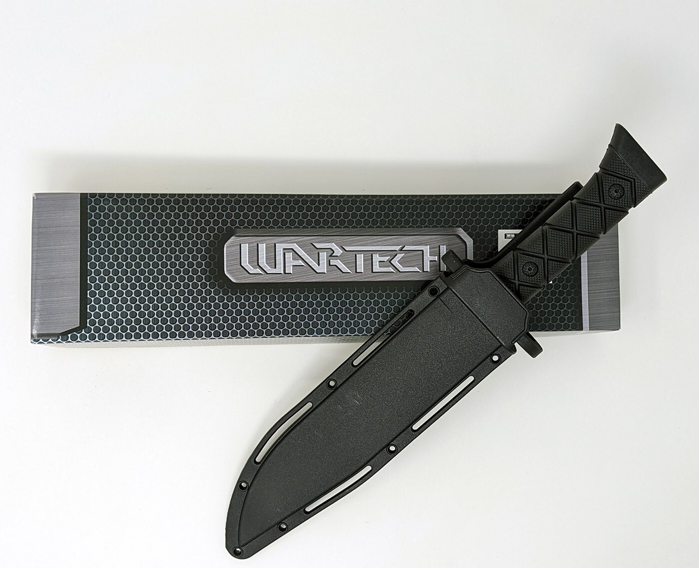 Wartech HWT260BK 13.25" Fixed Blade Hunting Knife - Black