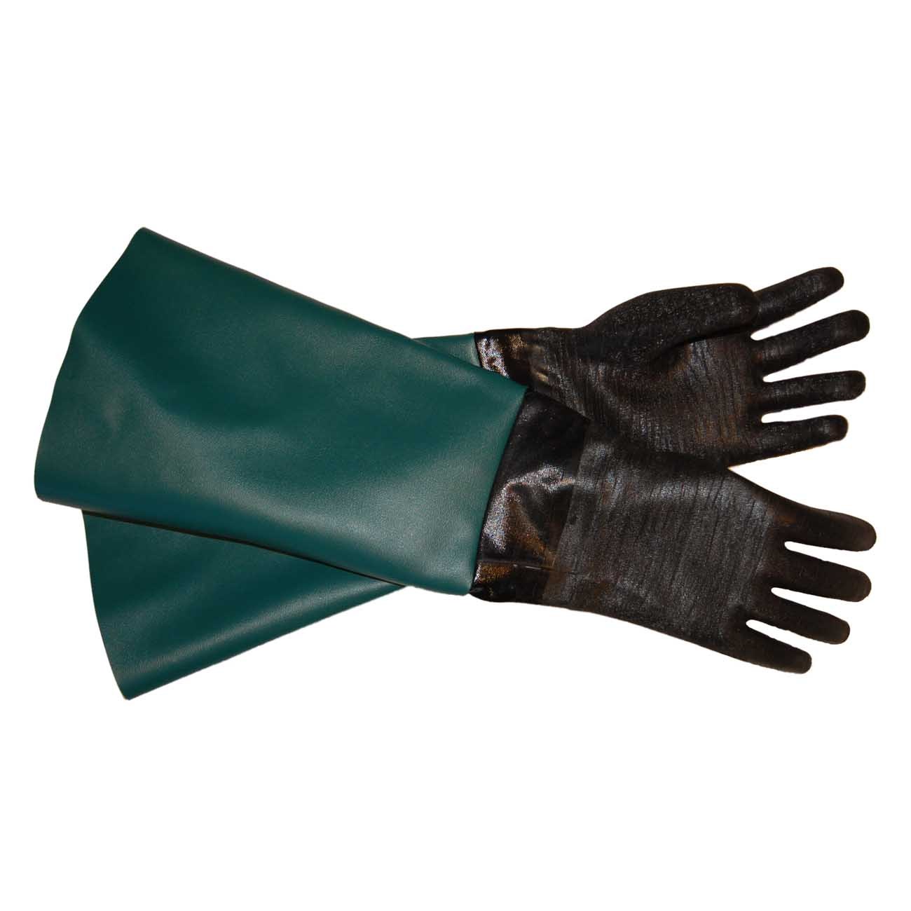 Heavy Duty Sandblasting Gloves for Sandblast Cabinets- Available sizes 5" - 10"