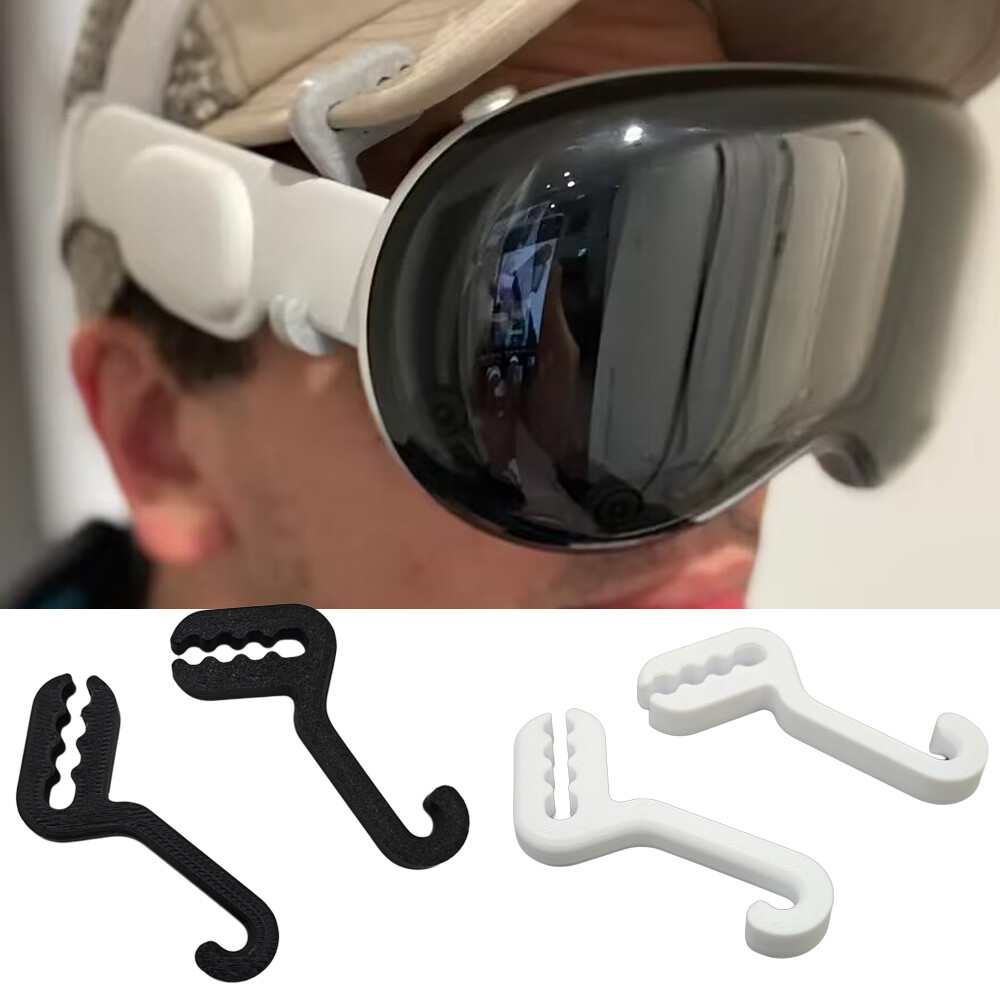 2Pcs Clip for Vision Pro to Transfer a Portion of Weight to the Brim of the Hat