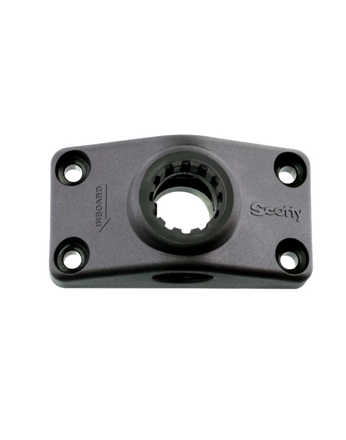 Scotty 241-Bk 241 Combination Side Or Deck Mount Black