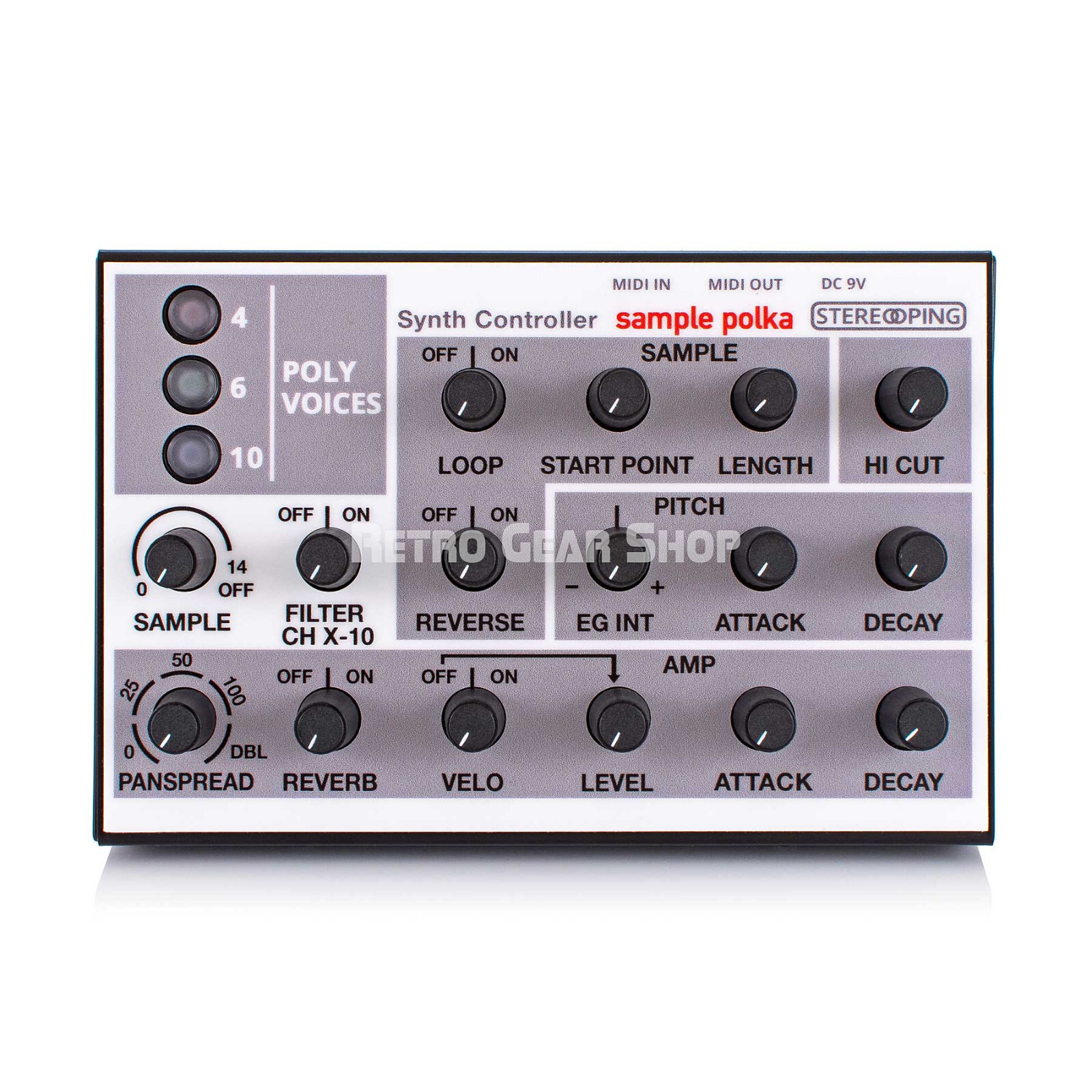 Stereoping CE-1 Sample Polka Midi Controller for Korg Volca Sample Synth