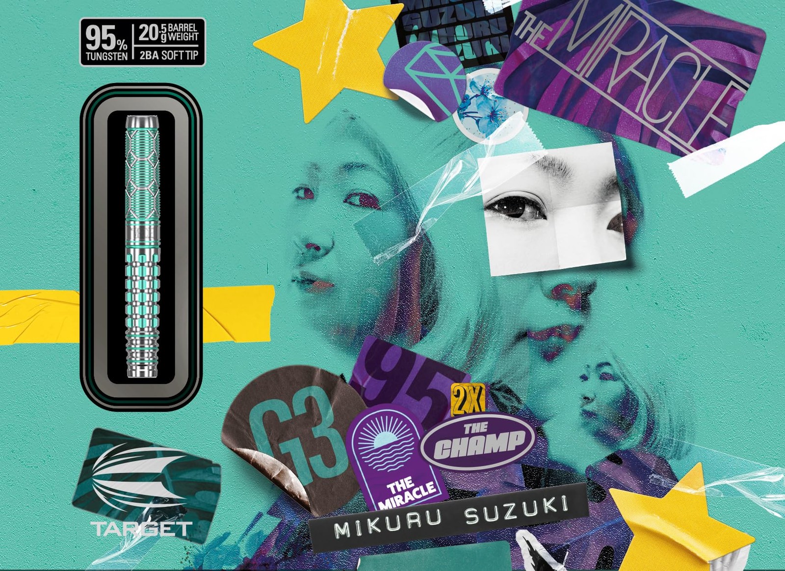 Target Darts The Miracle G3 Suzuki Mirai Model 210156 tad5881