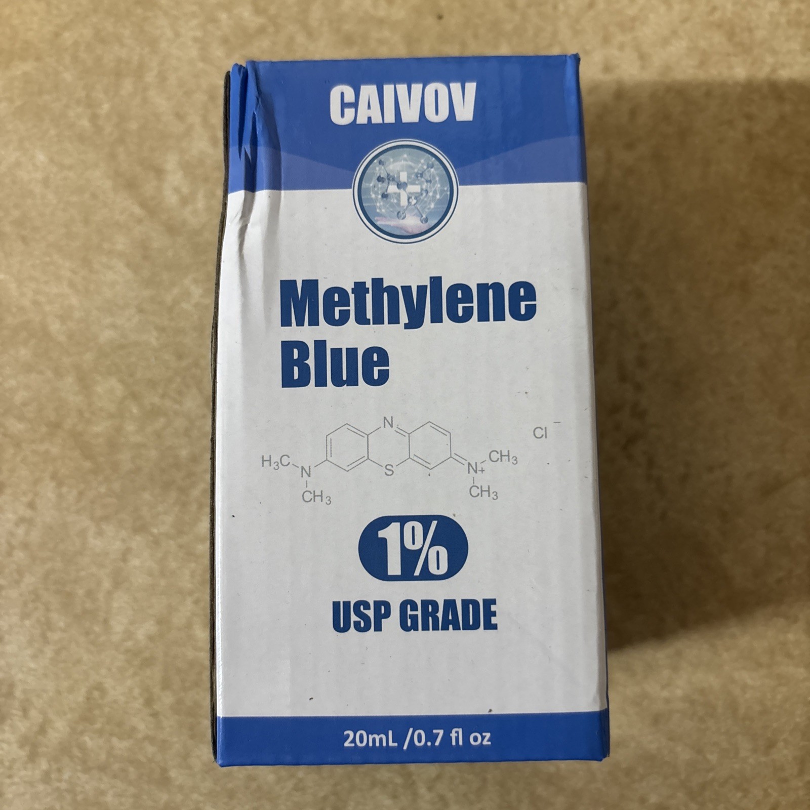 Methylene Blue 1% Solution 100mL – Lab & Aquarium Use Only-USP Grade