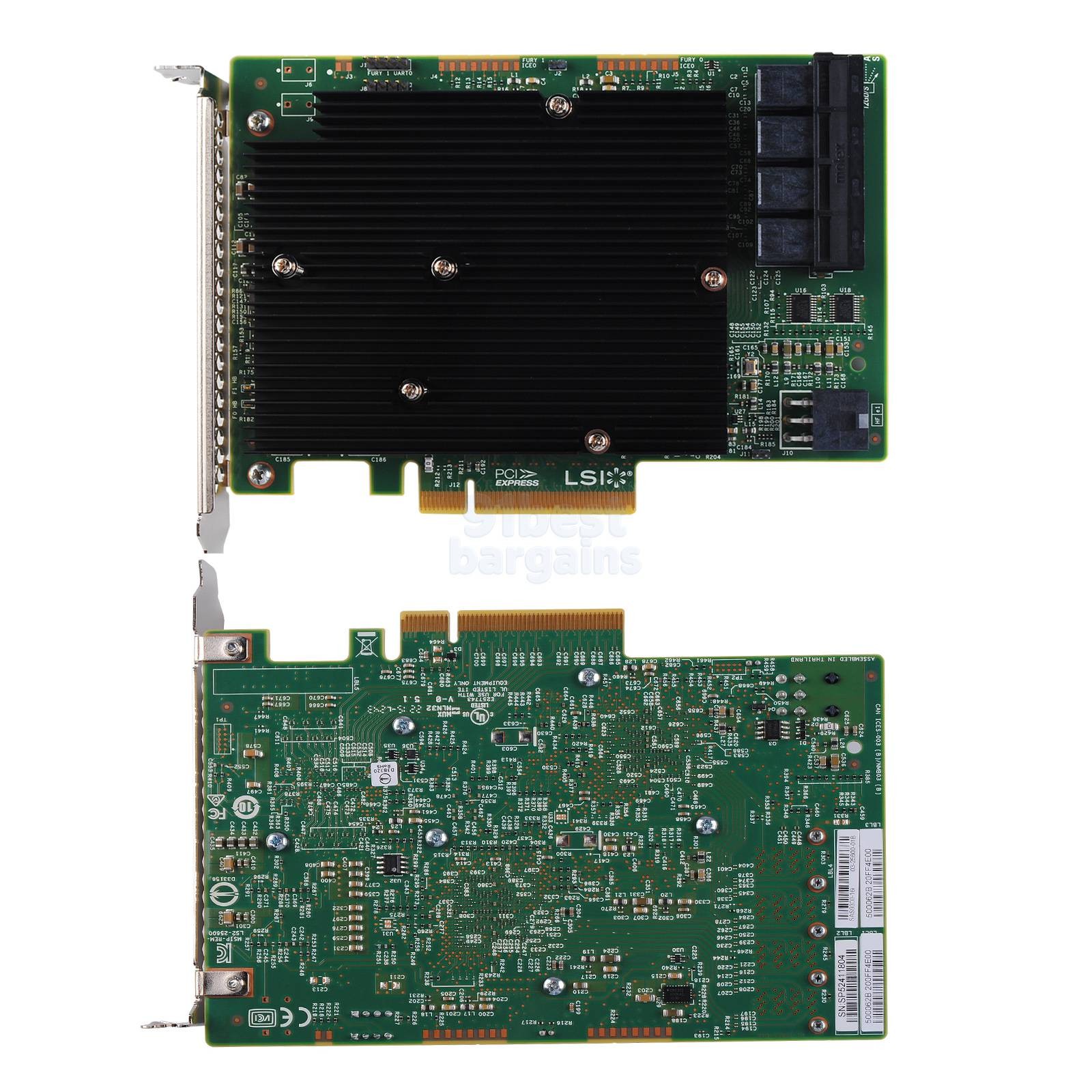 LSI 9300-16i 16-port SAS9300-16I 12GB/s HBA IT Mode ZFS TrueNAS UNRAID US
