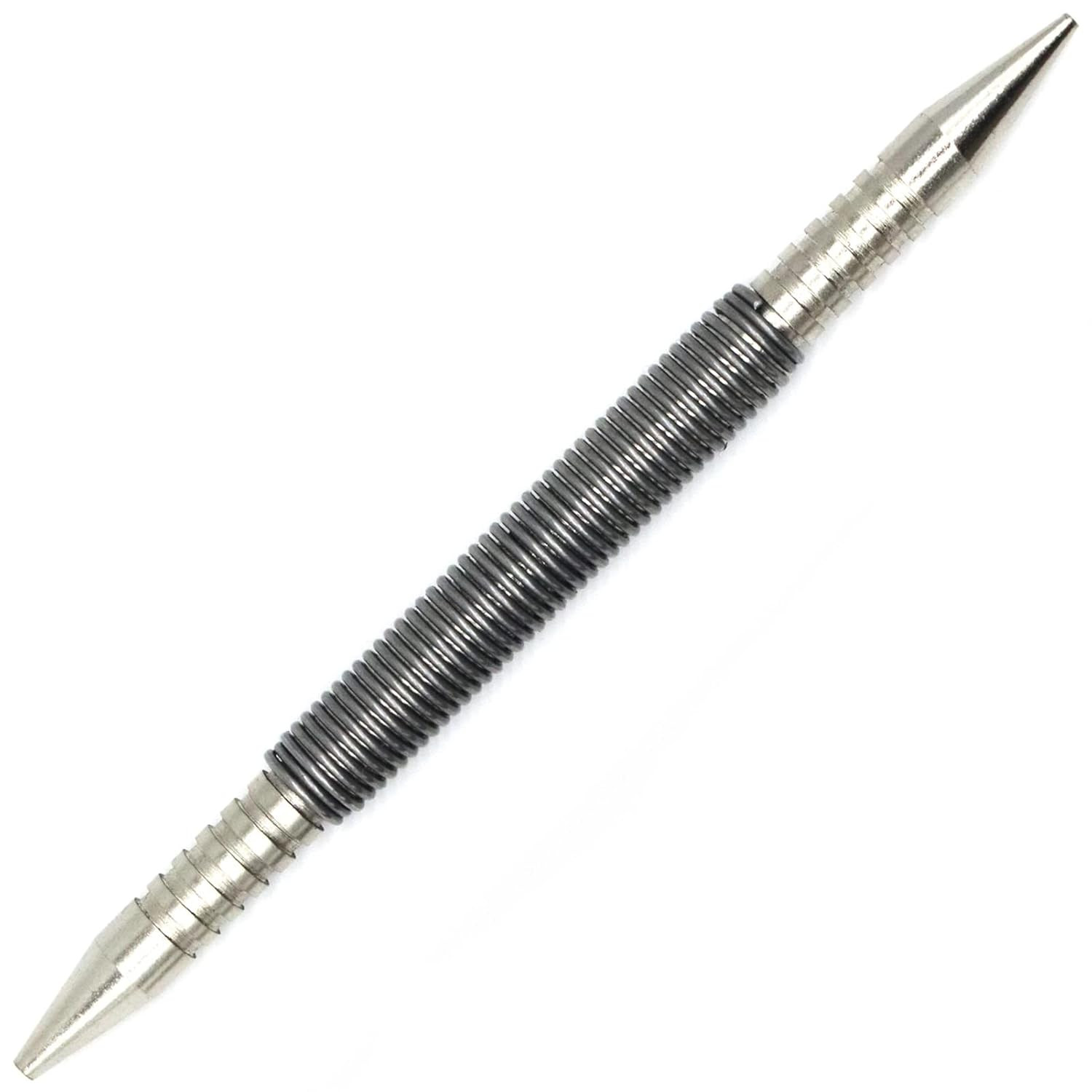 Dual Head Nail Setter, Hammerless 1/32″& 1/16″ Spring Nail Set, 3500 PSI Strikin