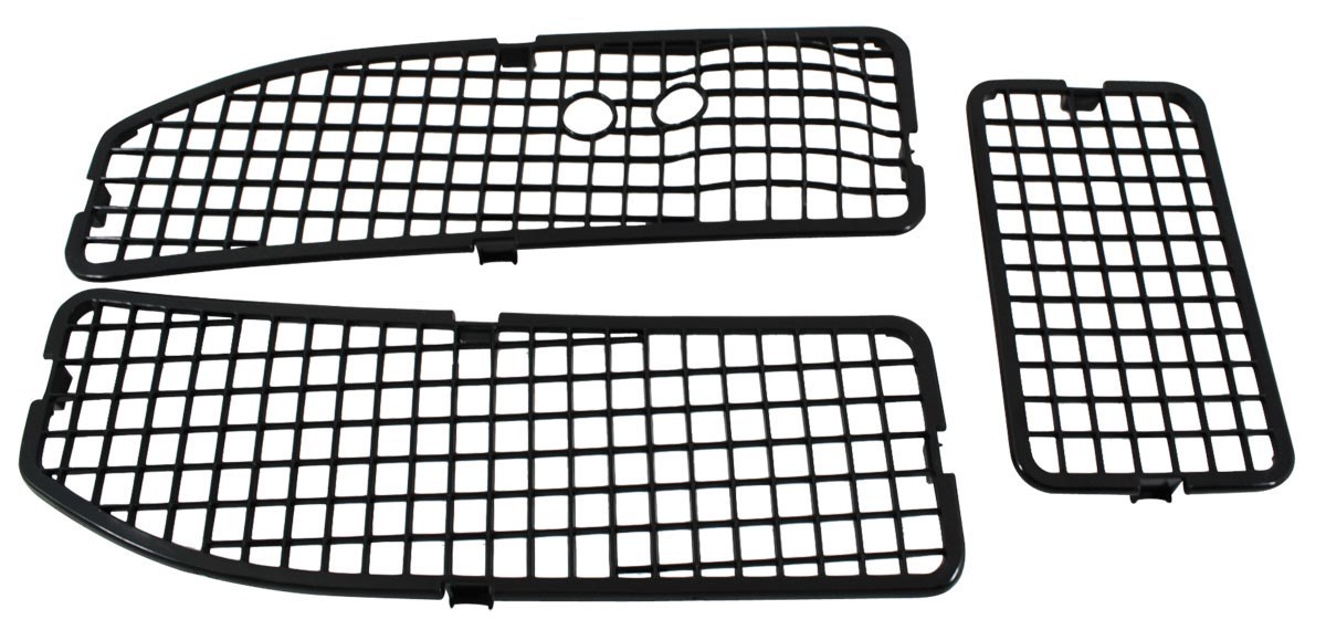 1968-1972 Chevelle Malibu El Camino Cowl Grille 3 Piece Set No AC GMC Sprint