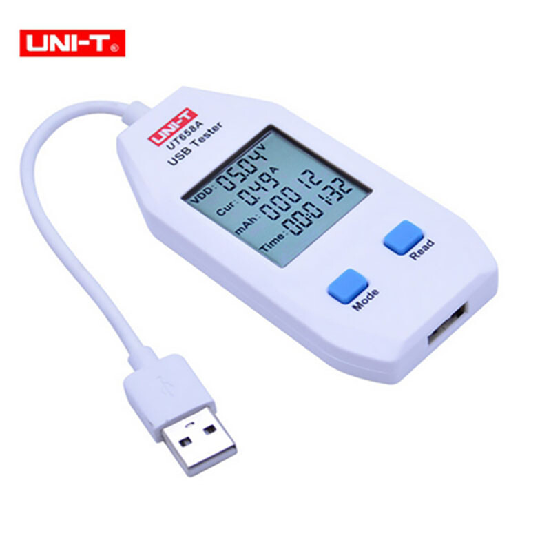 UNI-T LCD Digital USB Tester Power Capacity Volt Current Energy Detector Meter