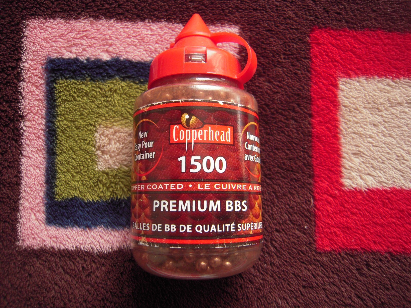 CROSMAN CORPORATION COPPERHEAD PREMIUM COPPER COATED 1500 CT 4.5MM #0737 BBS