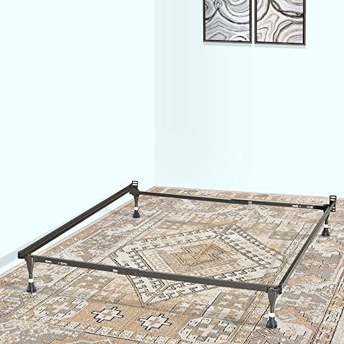 , Advanced Steel Bed Frame with Extension Glide | Re-Rolled Rail Steel Provid...