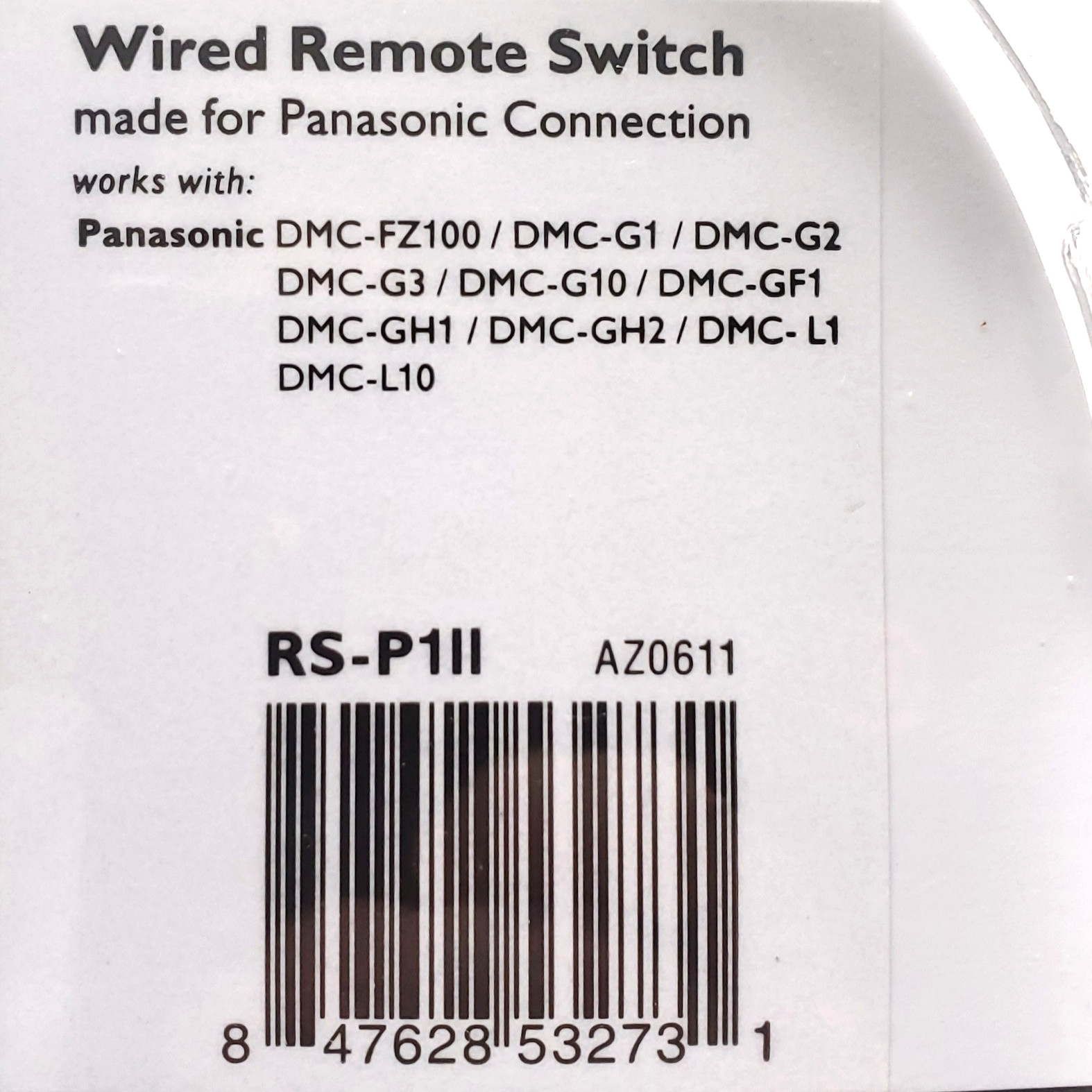 Vello Remote Switch Wired RS-P1II Panasonic Connection New Sealed