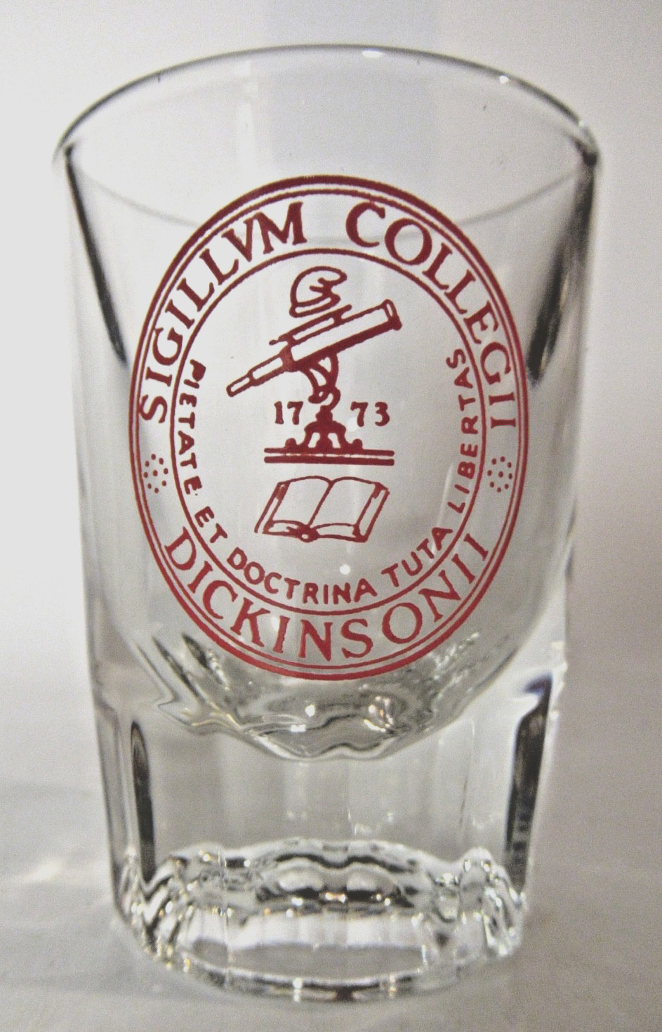 Dickinson College Clear Shot Glass
