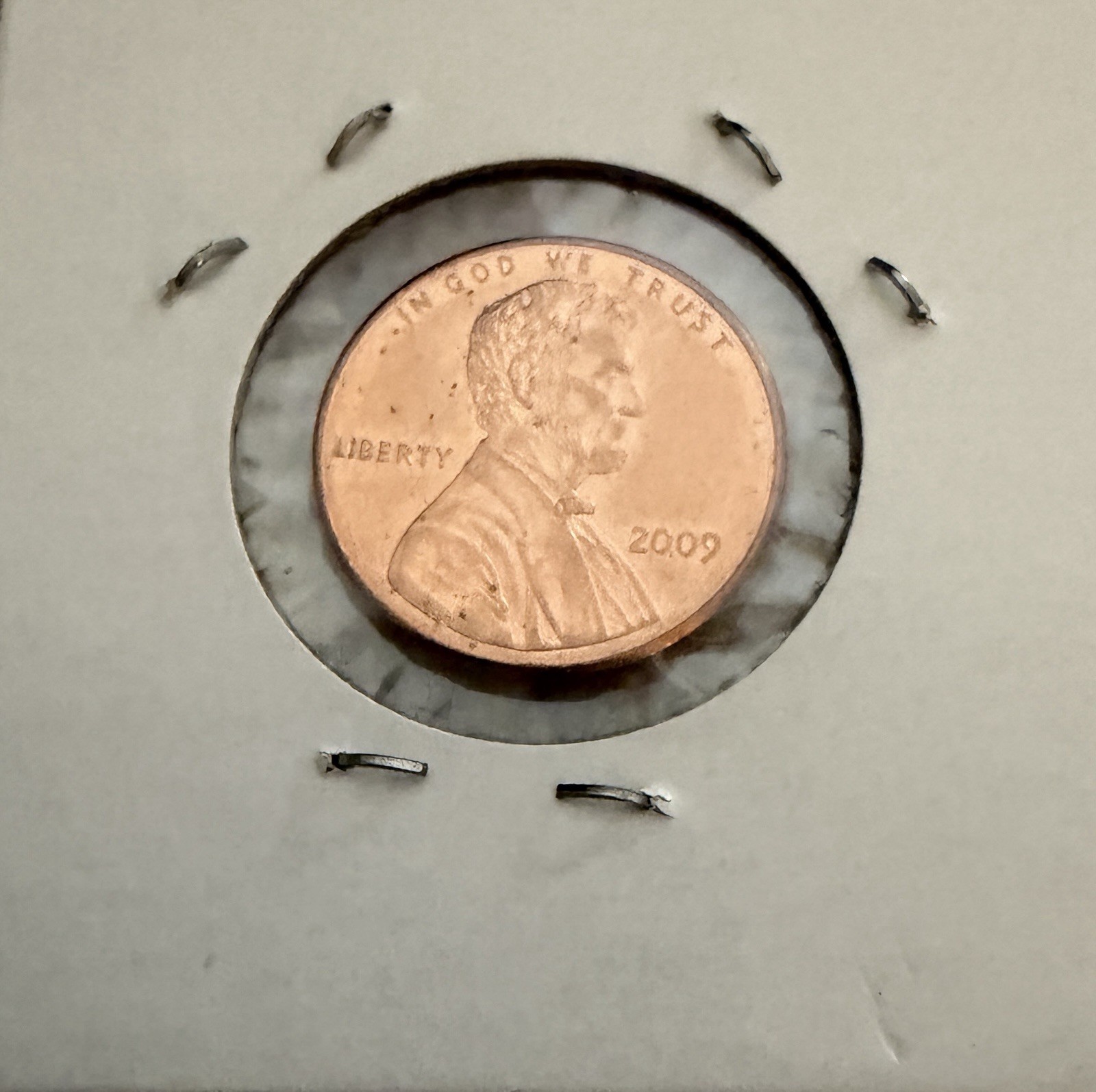 2009 P Formative Year Lincoln Penny Error (#2)